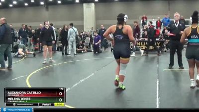 170 lbs Placement Matches (16 Team) - Alexandra Castillo, McKendree vs Melena Jones, Colorado Mesa