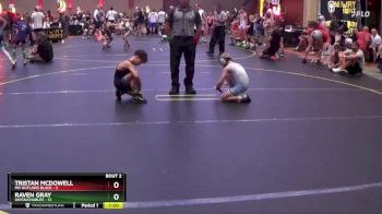 55 lbs Round 1 (4 Team) - Tristan McDowell, MO Outlaws Black vs Raven Gray, Untouchables