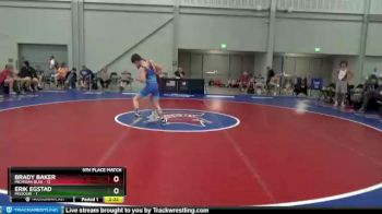100 lbs Placement Matches (8 Team) - Brady Baker, Michigan Blue vs Erik Egstad, Missouri