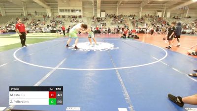 285 lbs Rr Rnd 1 - Michael Sisk, Illinois Menace vs Zavier Pollard, University Hawks Wrestling Club