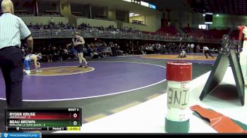 150 lbs Round 1 (6 Team) - Ryder Kruse, Lincoln East vs Beau Brown, Papillion-La Vista South