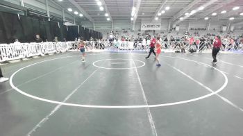 100 lbs Semifinal - Easton Dadiomoff, Young Guns - Quad Cities vs Madison Healey, Misfits Girls Wrestling