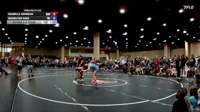 100 lbs Round 3 (4 Team) - Madelynn King, TWA #1 vs Isabella Johnson, NC National Team