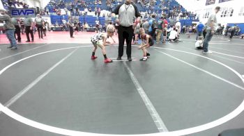 67 lbs Consi Of 4 - Dax Williams, Weatherford Youth Wrestling vs Charlie Bauman, Standfast