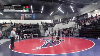 157 lbs Cons. Round 5 - Kadence Roop, Northeastern Oklahoma vs Mercer Ashley, Oklahoma City