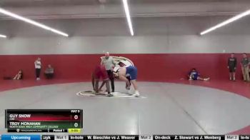 285 lbs Champ. Round 1 - Guy Snow, Coe vs Troy Monahan, North Iowa Area Community College