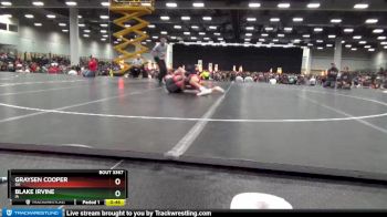 113 lbs Cons. Round 2 - Graysen Cooper, GA vs Blake Irvine, IA