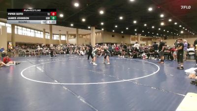 130+140 Round 1 - Piper Soto, Team Clay vs James Johnson, Gulf Coast Wrestling