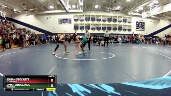 126 lbs Champ. Round 1 - Jonah Stockett, St. Ignatius vs Omar Abdeljalil, WestLake
