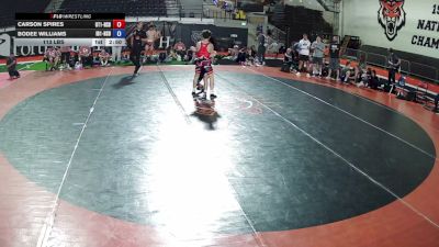 113 lbs Carson Spires, Utah 1 HS Boys vs Bodee Williams, Idaho 1 HS Boys