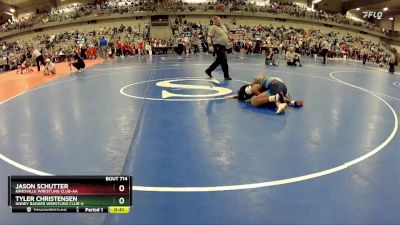 100 lbs 5th Place Match - Tyler Christensen, Honey Badger Wrestling Club-A  vs Jason Schutter, Kirksville Wrestling Club-AA