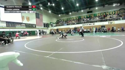 190 lbs Quarterfinal - Gilberto Peralta, Beaumont vs Caden Lawson, El Dorado
