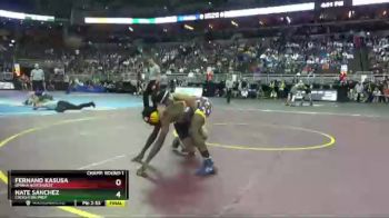 Champ. Round 1 - Nate Sanchez, Creighton Prep vs Fernand Kasusa, Omaha Northwest