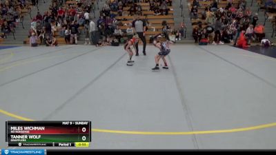 50 lbs Cons. Round 5 - Miles Wichman, No Nonsense vs Tanner Wolf, Grapplers