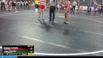 117 lbs Champ. Round 1 - Raquel Iturrino, Team Texas vs Jaina Chlopek, Team Nebraska