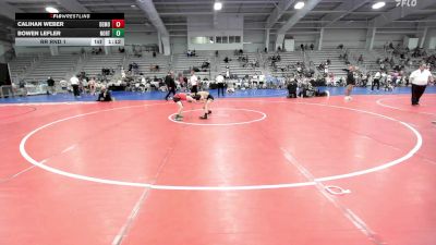 80 lbs Rr Rnd 1 - Calihan Weber, Demolition Elite vs Bowen Lefler, North Carolina National Team Blue