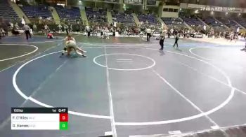 160 lbs Consi Of 8 #1 - Finnegan O'Riley, Mile High WC vs Daven Hames, East Hign