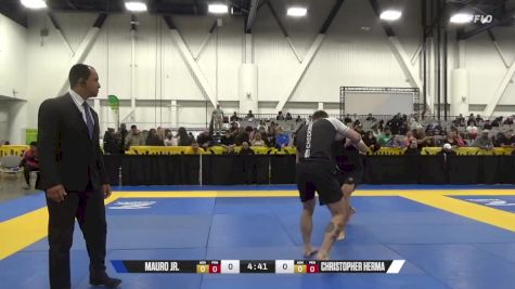 CHRISTOPHER HERMA vs MAURO JR. 2024 World IBJJF Jiu-Jitsu No-Gi Championship