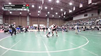 285 lbs Cons. Round 6 - Maui Sua, Grain Valley vs Maddox Gregg, Edmond North