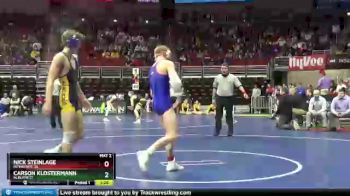 1A-145 lbs Cons. Round 3 - Carson Klostermann, Alburnett vs Nick Steinlage, Interstate 35