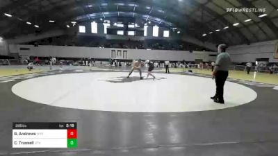285 lbs Semifinal - Brian Andrews, Wyoming vs Chase Trussell, Utah Valley
