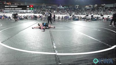 135 lbs Semifinal - Gracy Gregory, Shelton Wrestling Academy vs Charlie Kay Kennedy, Standfast