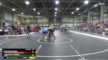 155 lbs Quarterfinal - Veronica Madrid, Derby vs Kaylen McAtee, Girard Matside Wrestling Academy