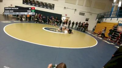 155 lbs 1st Place Match - Kade Enis, Thermopolis Middle School vs Carter Watson, Riverton Middle School