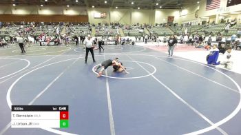 100 lbs Consi Of 8 #2 - Trewhitt Bernstein, Orland WC vs Jimmy Urban JR, Daniel Cormier Wr Ac