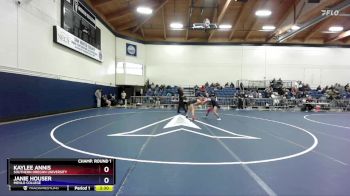 131 lbs Cons. Semi - Janie Houser, Menlo College vs Kaylee Annis, Southern Oregon University