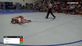 106 lbs Round Of 32 - Landon Martin, North Hall vs Jacob Silka, Liberty Wrestling Club