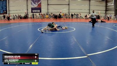 110 lbs Rd# 7- 10:45am Saturday Final Pool - Levi Ikenberry, VA Team Predator vs Brandon Lefler, NCWAY National Team