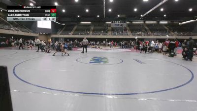 120 lbs Quarterfinal - Luke Dickerson, Georgetown vs Alexandr Tyan, Staten Island