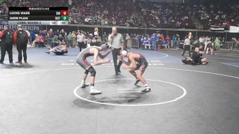 D 1 144 lbs Cons. Round 2 - Jadin Plaia, Destrehan vs Locke Ware, Central - B.R.