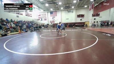 215 lbs Consi Of 8 #2 - Braeden Sollima, Waterford vs Cal Thompson, Suffield/Windsor Locks