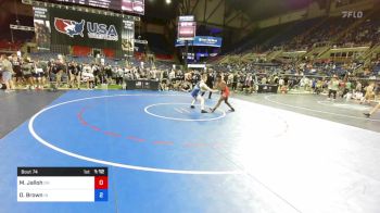 126 lbs Rnd Of 128 - Musa Jalloh, Ohio vs Dominic Brown, Indiana