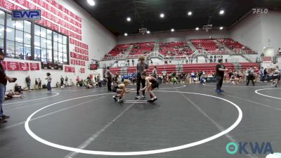 76 lbs Rr Rnd 2 - Clay Bach, Weatherford Youth Wrestling vs Rocky Wright, Carl Albert