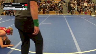 155 lbs Round 3 - Jacob Andersen, Pinnacle vs Ian Oyloe, Warrior Mat Club