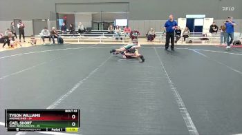 110 lbs Round 9 (10 Team) - Tyson Williams, Machine Shed vs Cael Short, Noke Wrestling RTC