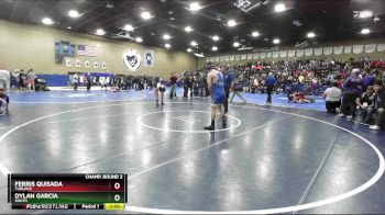 132 lbs Champ. Round 2 - Dylan Garcia, South vs Ferris Quisada, Turlock
