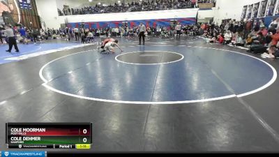 113 lbs Cons. Round 2 - Cole Dehmer, Hanford vs Cole Moorman, Post Falls