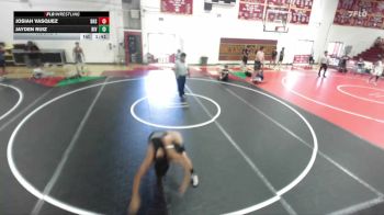 120 lbs Round 5 - Jayden Ruiz, Riverside vs Josiah Vasquez, Downey High School
