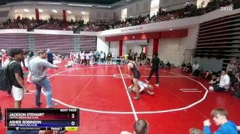 144 lbs Champ. Round 2 - Jackson Stewart, Tuttle Wrestling Club vs Asher Robinson, Perry Wrestling Club