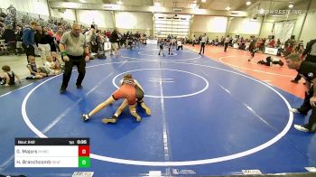 84 lbs Semifinal - Gracie Majors, Hilldale Youth Wrestling Club vs Hunter Branchcomb, Heat