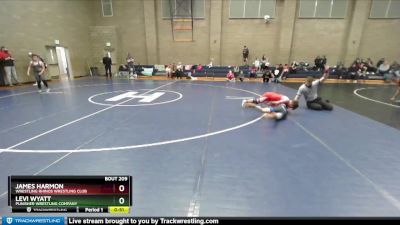 117 lbs Semifinal - Levi Wyatt, Punisher Wrestling Company vs James Harmon, Wrestling Rhinos Wrestling Club