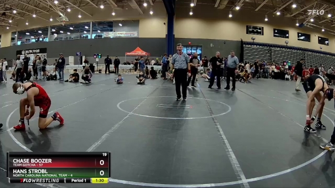 140 lbs Round 1 (8 Team) - Chase Boozer, Team Gotcha vs Hans Strobl ...