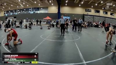 140 lbs Round 1 (8 Team) - Chase Boozer, Team Gotcha vs Hans Strobl, North Carolina National Team