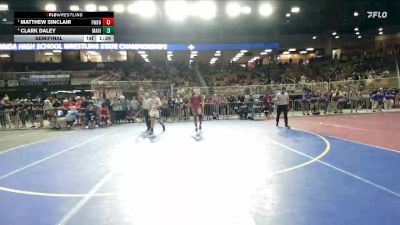 190 2A Semifinal - Matthew Sinclair, Ft Walton Beach H S vs Clark Daley, Mariner