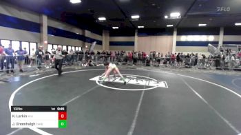 102 lbs Consi Of 4 - Kash Larkin, Valiant College Prep vs Jantz Greenhalgh, Carbon WC