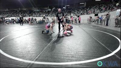 102 lbs Consi Of 8 #1 - Lexi Ledford, Chandler Takedown Club vs Mckinlee Dosh, Bristow Elementary Wrestling Club